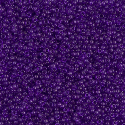 Bild von Miyuki Seed Beads 15/0 1314 Dyed Transparent Red Violet x10g