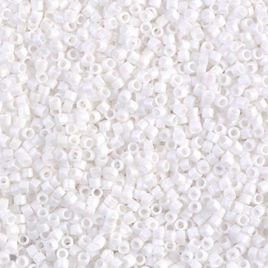 Picture of Miyuki Delica 11/0 DB351 White Mat x10g