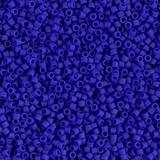 Picture of Miyuki Delica 11/0 DB756 Mat Opaque Royal Blue x10g