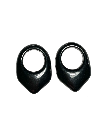 Picture of Acrylic element Drop 25x34mm Black x2