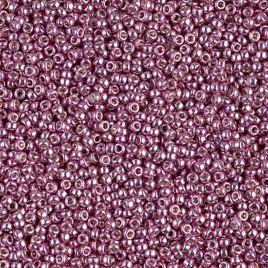 Picture of Miyuki Rocaille 15/0 4218 Duracoat Galvanized Dusty Orchid x10g
