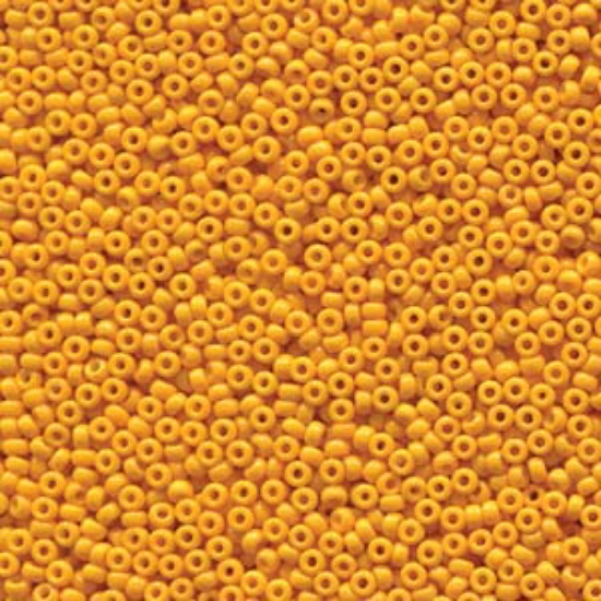 Picture of Miyuki Rocaille 15/0 4453 Duracoat Opaque Light Squash Orange x10g