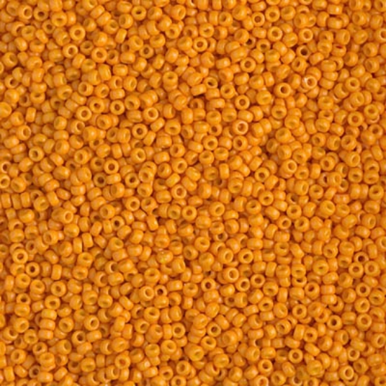 Picture of Miyuki Rocaille 15/0 4454 Duracoat Opaque Orange x10g