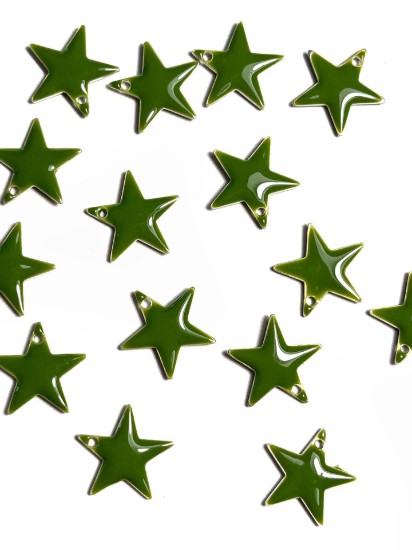 Picture of Candy Epoxy Star 12mm Khaki x2
