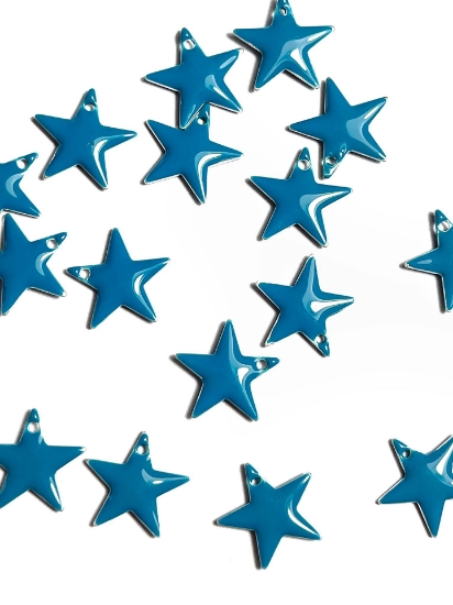 Picture of Candy Star 12mm Blue x2