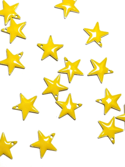 Picture of Candy Star 12mm Yellow x2
