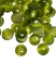 Picture of Cabochon cat's eye glass 12mm round Green x4