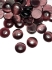 Picture of Cabochon cat's eye glass 12mm round Purple x4