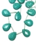 Picture of Magnesite Facet Drop side drilled 19x25mm Turquoise x1