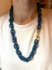 Picture of Acrylic Cable Chain 24x18mm with Clasp Navy Blue x70cm
