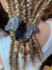 Picture of Vintage Acrylic Hairclip 8.5 cm Grey  x1