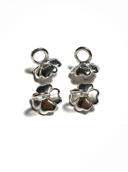 Picture of Bead End Cap w/loop 11 mm Silver Plate x1