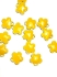 Picture of Candy Flower Pendant 10mm Yellow x2