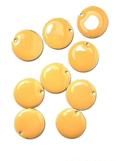 Picture of Candy Epoxy Round 18mm Beige x1
