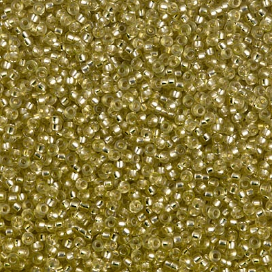 Picture of Miyuki Seed Beads 15/0 1631 Dyed Semi-Frosted Silver Lined Saffron x10g
