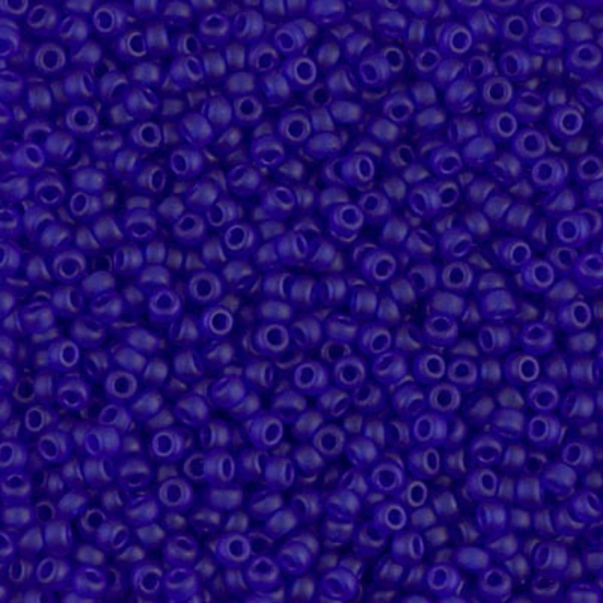 Picture of Miyuki Rocaille 11/0 151F Transparent Cobalt Mat x10g