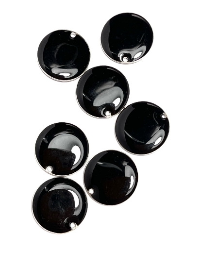 Picture of Candy Epoxy Round 18mm Black x1