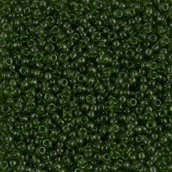 Picture of Miyuki Rocaille 11/0 158 Transparent Olive Green x10g