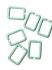 Picture of Candy Epoxy Rectangle 20x14mm Light Turquoise x1