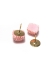 Picture of Cabochon Faux fibers 12mm Light Pink x10