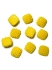 Picture of Cabochon Faux fibers 12mm Yellow x10
