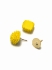 Picture of Cabochon Faux fibers 12mm Yellow x10