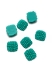 Picture of Cabochon Faux fibers 12mm Turquoise x10