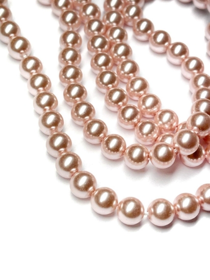 Picture of Preciosa Nacre Round Maxima 12mm Rosaline Pearl x6