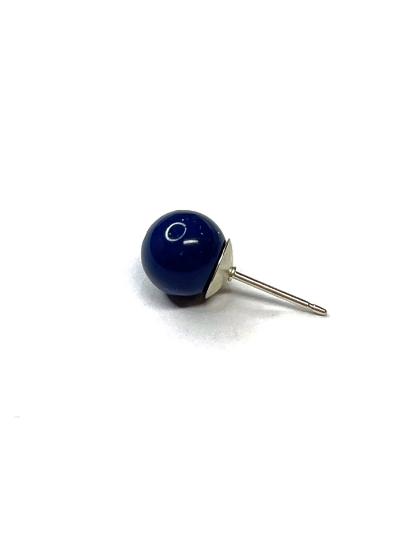 Picture of 925 Silver Ear stud 6mm cup with peg x2