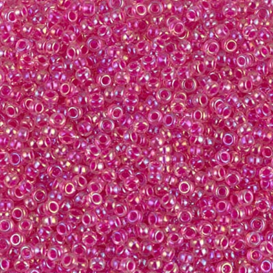 Picture of Miyuki Rocaille 11/0 355 Fuchsia Lined Crystal AB x10g