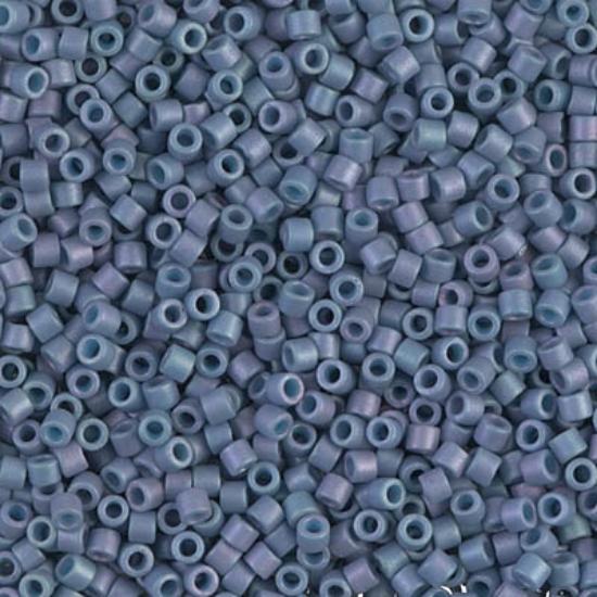 Picture of Miyuki Delica 10/0 DBM376 Mat Metallic Steel Blue Luster x5g