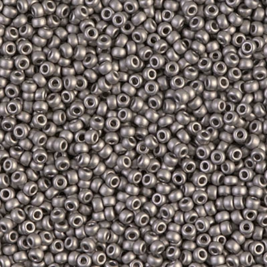 Picture of Miyuki Rocaille 11/0 190F Nickel Plated Mat x5g