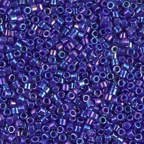 Picture of Miyuki Delica 10/0 DBM165 Opaque Cobalt AB x10g
