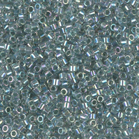 Picture of Miyuki Delica 10/0 DBM84 Sea Foam Lined Crystal x10g