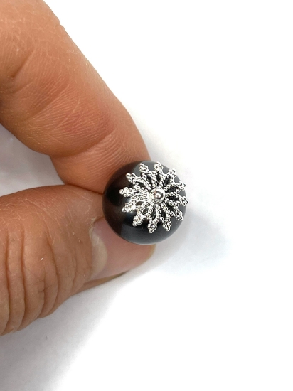 Picture of Bead Cap 12mm Silver Plate x20