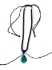 Picture of Pendant Cord Choker Necklace 3mm Dark Brown x1