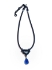 Picture of Pendant Cord Choker Necklace 5mm Blue x1