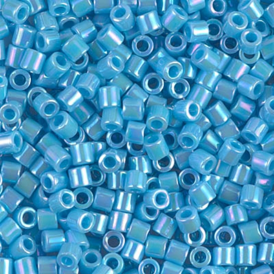 Picture of Miyuki Delica 8/0 DBL164 Opaque Turquoise Blue AB x10g