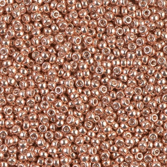 Picture of Miyuki Rocaille 11/0 1072L Galvanized Apricot Gold x10g