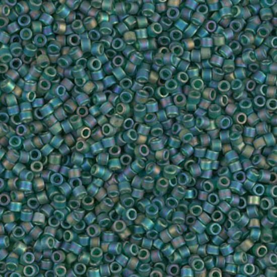 Bild von Miyuki Delica 11/0 DB859 Mat Dark Emerald AB x10g