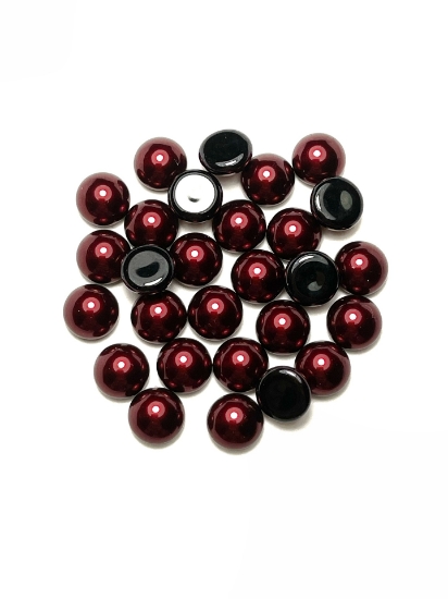 Picture of Preciosa Nacre Cabochon 8mm Bordeaux Pearl x10