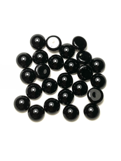 Picture of Preciosa Nacre Cabochon 8mm Magic Black Pearl x10