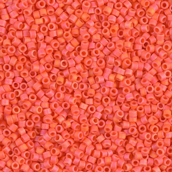 Picture of Miyuki Delica 11/0 DB872 Mat Opaque Orange AB x10g