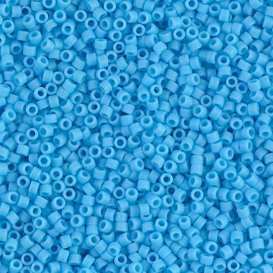 Picture of Miyuki Delica 11/0 DB755 Mat Opaque Turquoise Blue x10g