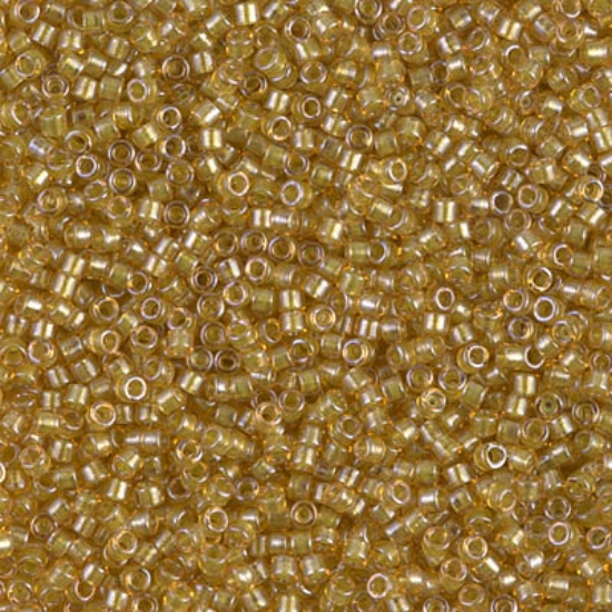 Picture of Miyuki Delica 11/0 DB911 Sparkling Light Peridot Lined Topaz x10g