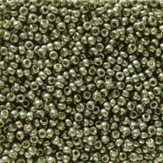 Picture of Miyuki Rocaille 11/0 5112 Duracoat Galvanized Dark Steel Green x10g