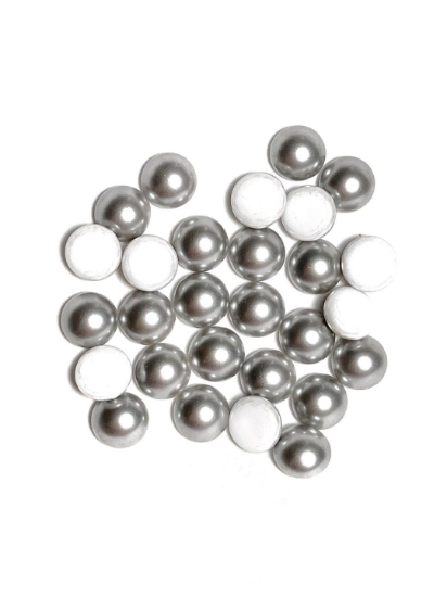 Picture of Preciosa Nacre Cabochon 8mm Light Grey Pearl x1