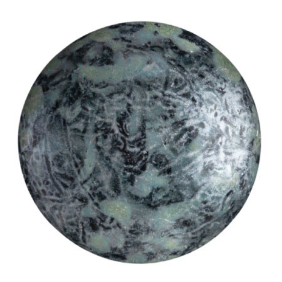 Picture of Cabochons par Puca® 25mm Metallic Mat Old Silver Spotted x1