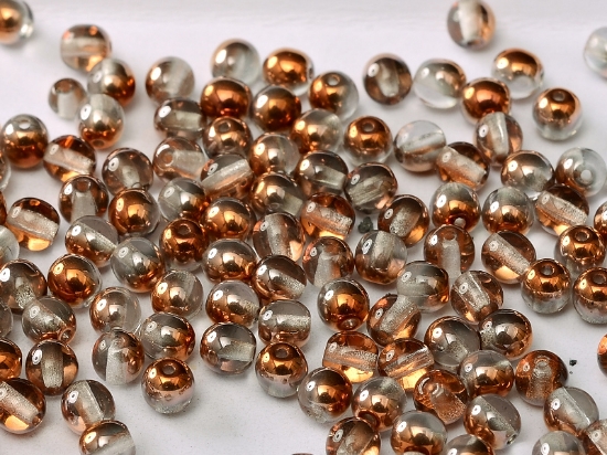 Picture of Round beads 4mm Crystal Sunset x100
