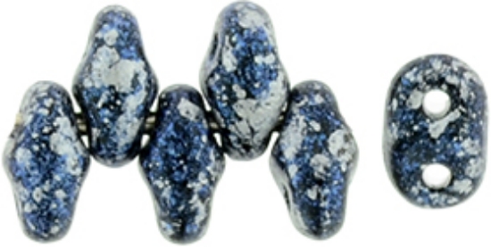 Picture of MiniDuo 2x4mm Tweedy Blue x10g